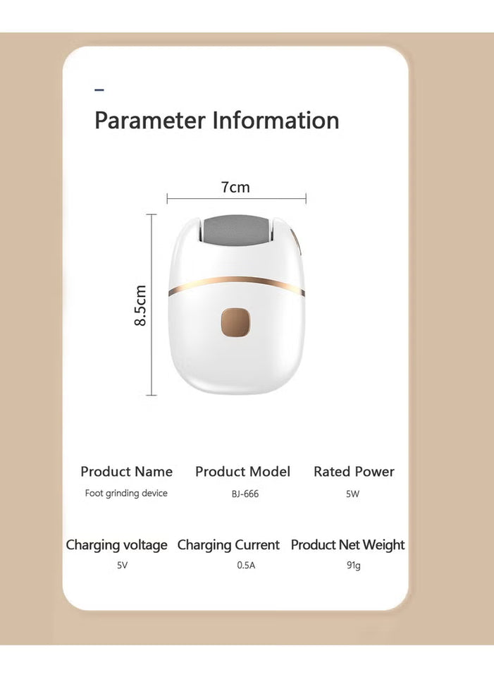 Rechargeable Electric Callus Remover